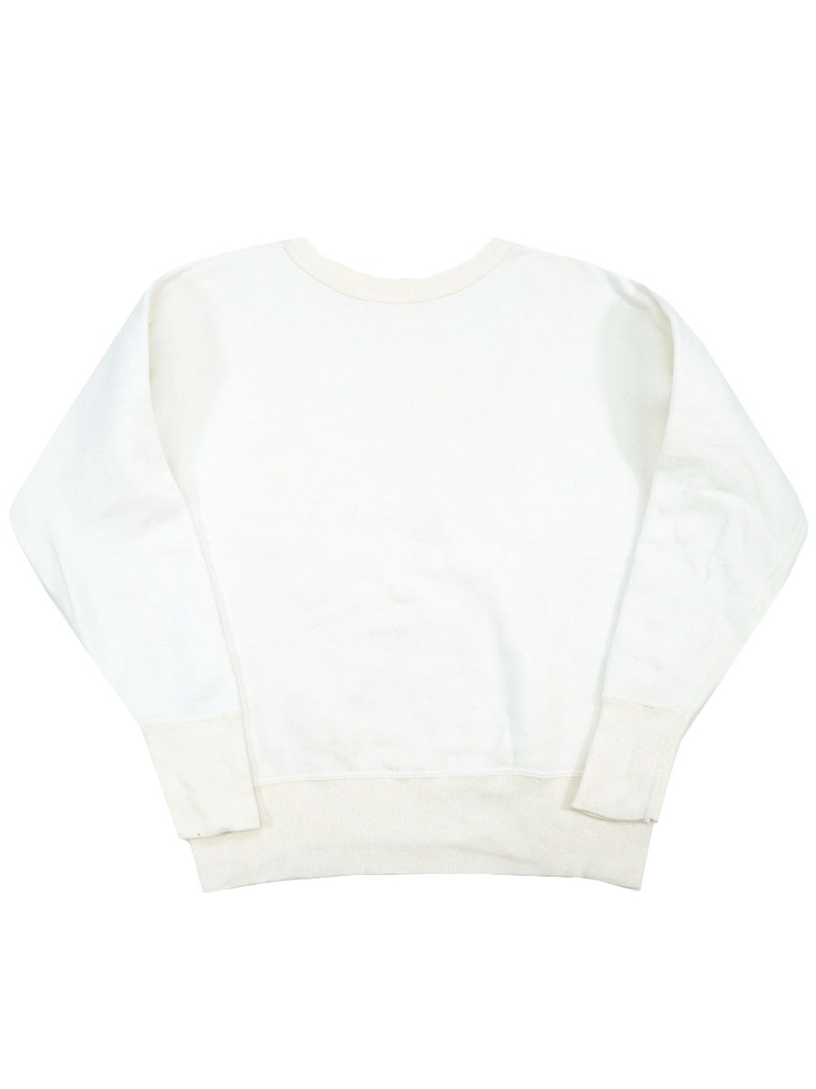 50'S～ PLAIN SWEAT SHIRT WHITE (APPROX.MEDIUM)