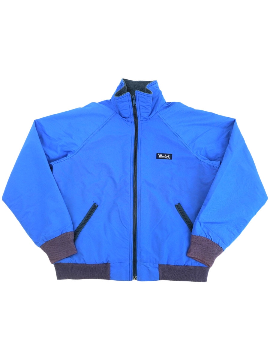 80's WOOLRICH ナイロンジャケット ブルー 表記(M) USA製