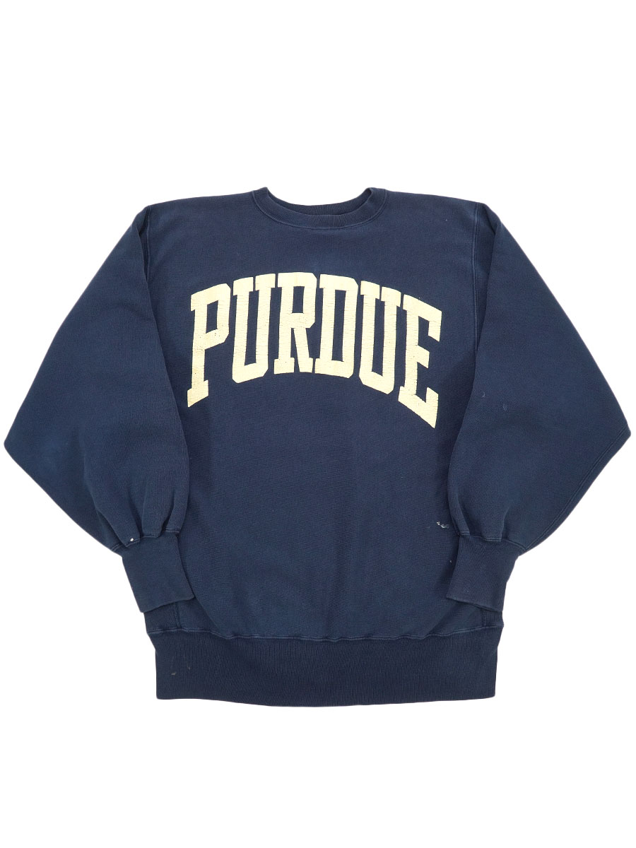 90'S CHAMPION REVERSE WEAVE ''PURDUE'' NAVY (SIZE.X LARGE) | NEW