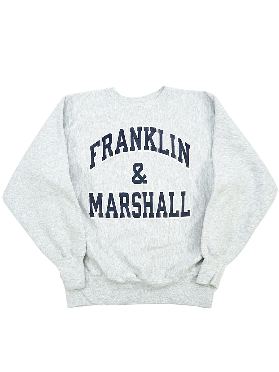 90'S CHMAPION REVERSE WEAVE CREW ''FRANKLIN ＆ MARSHALL'' (SIZE.LARGE) MADE IN USA