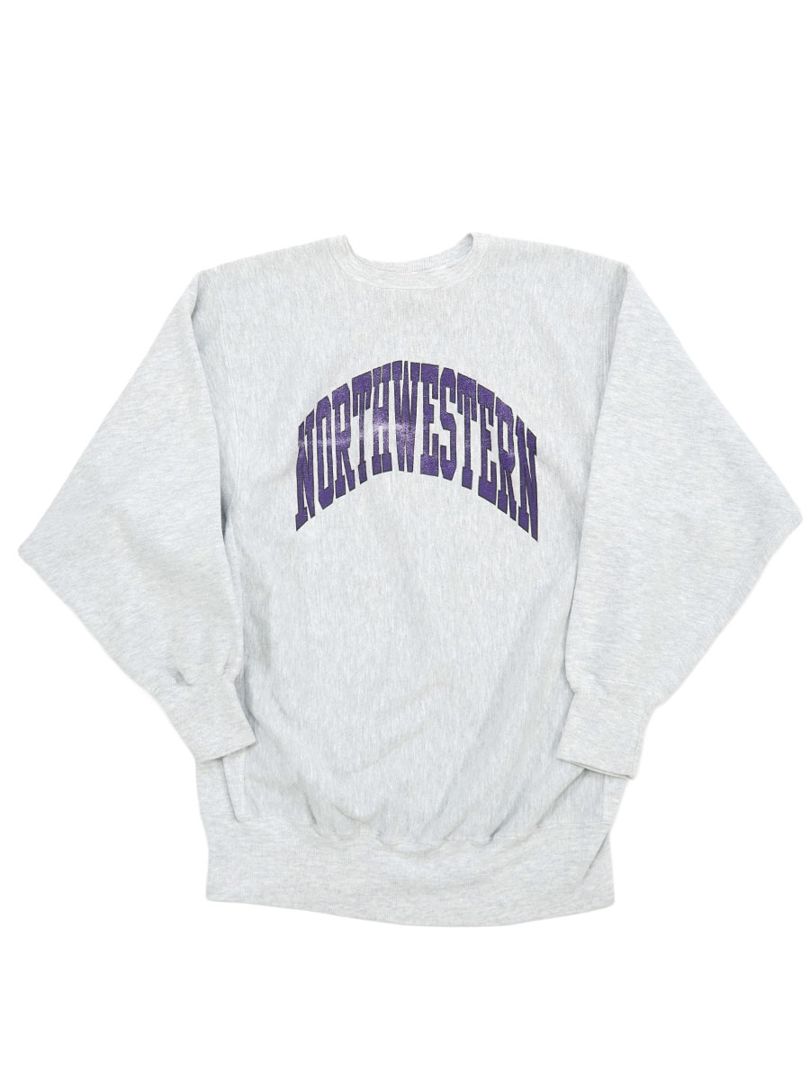 90'S CHAMPION REVERSE WEAVE ''NORTHWESTERN'' GREY (SIZE.XX LARGE