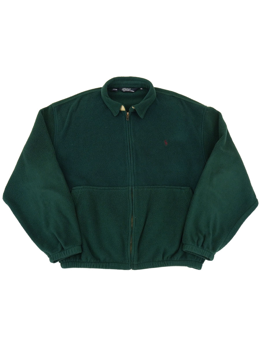 RALPH LAUREN FLEECE DRIZZLER JACKET GREEN (SIZE. X LARGE) | NEW