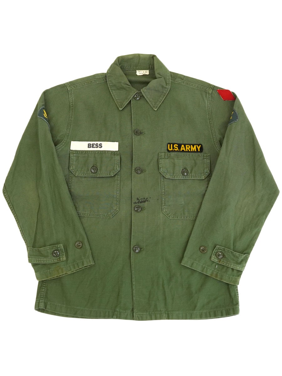 '64 U.S.ARMY UTILITY SHIRT 2ND (SIZE.14 1/2)