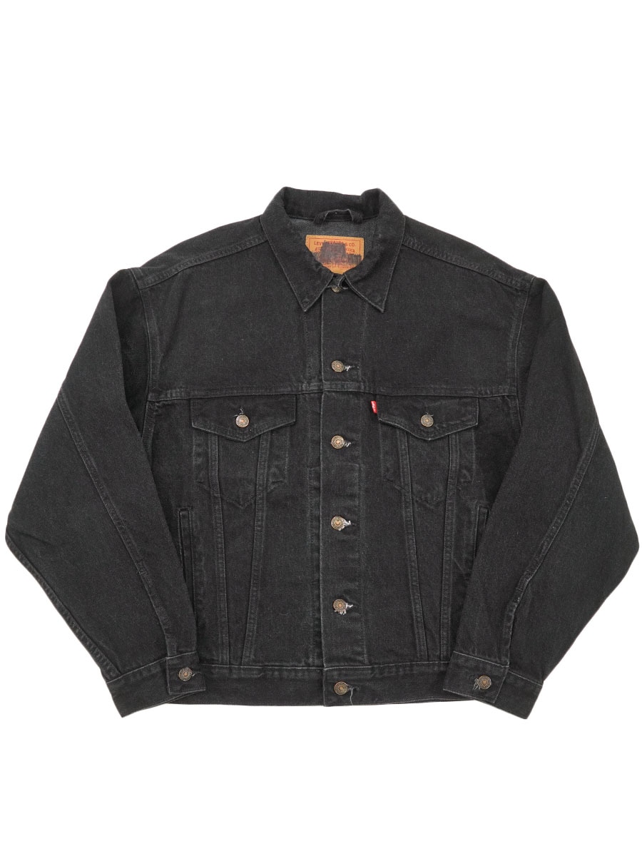 90'S LEVI'S 70507 BLACK DENIM JACKET (SIZE.MEDIUM) MADE IN USA