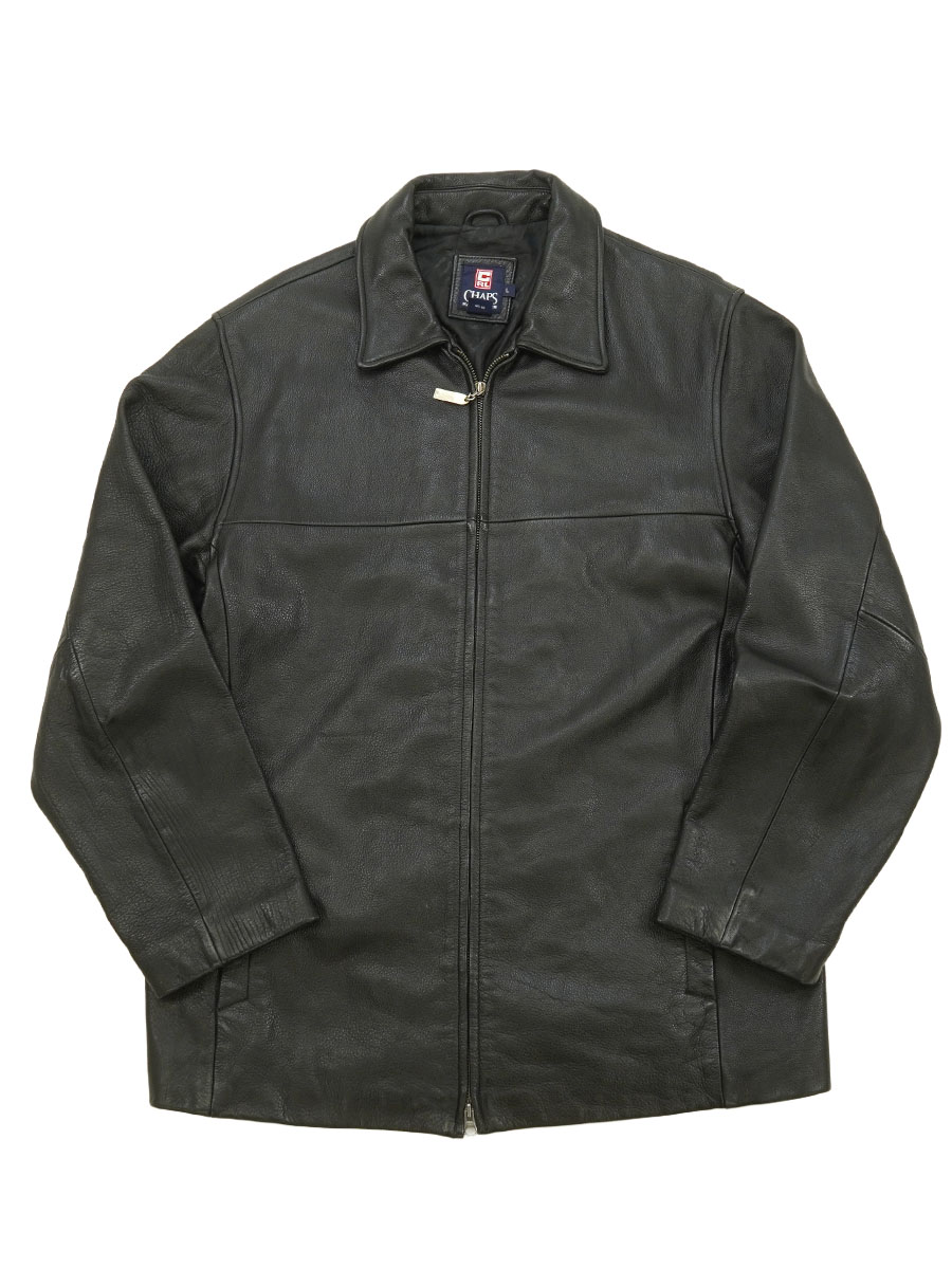 90'S CHAPS RALPH LAUREN LEATHER JACKET (SIZE.LARGE) | NEW ITEM