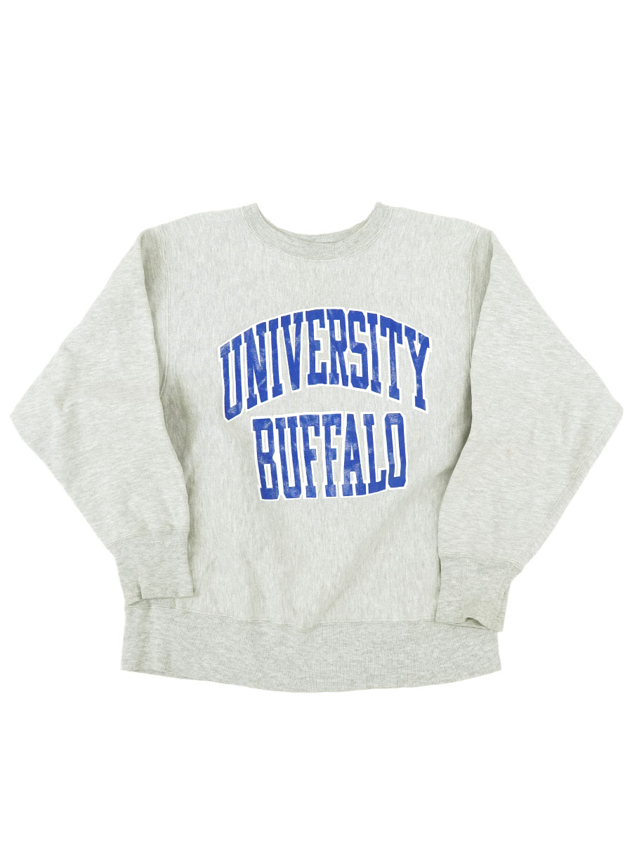 80'S CHAMPION REVERSE WEAVE ''UNIVERSITY BUFFALO'' (SIZE.LARGE) MADE IN USA