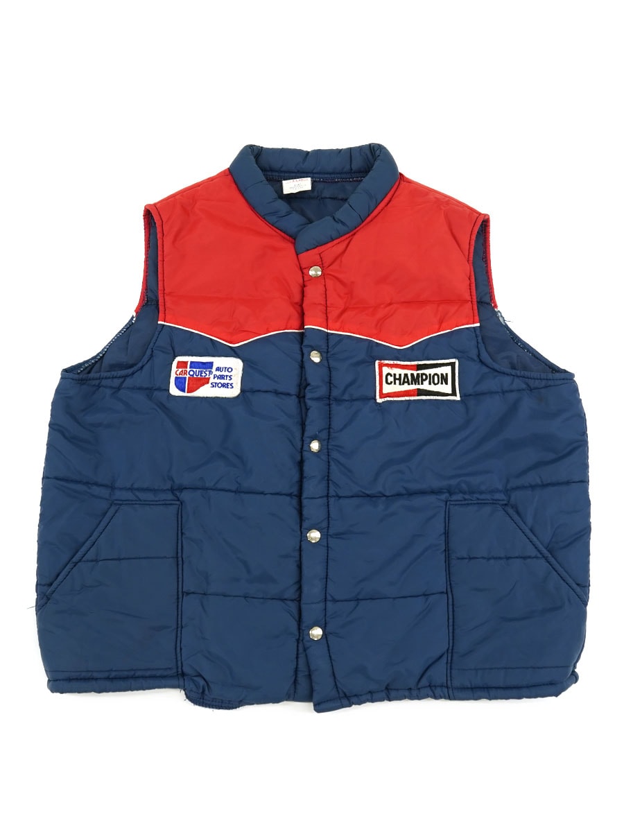 70'S CARQUEST RACING VEST WITH CHAMPION PLUG PATCH (SIZE. X LARGE