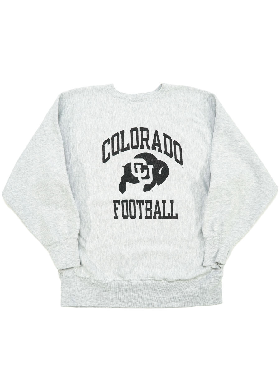 90'S CHMAPION REVERSE WEAVE CREW ''COLORADO FOOTBALL'' (SIZE.X LARGE) MADE IN USA