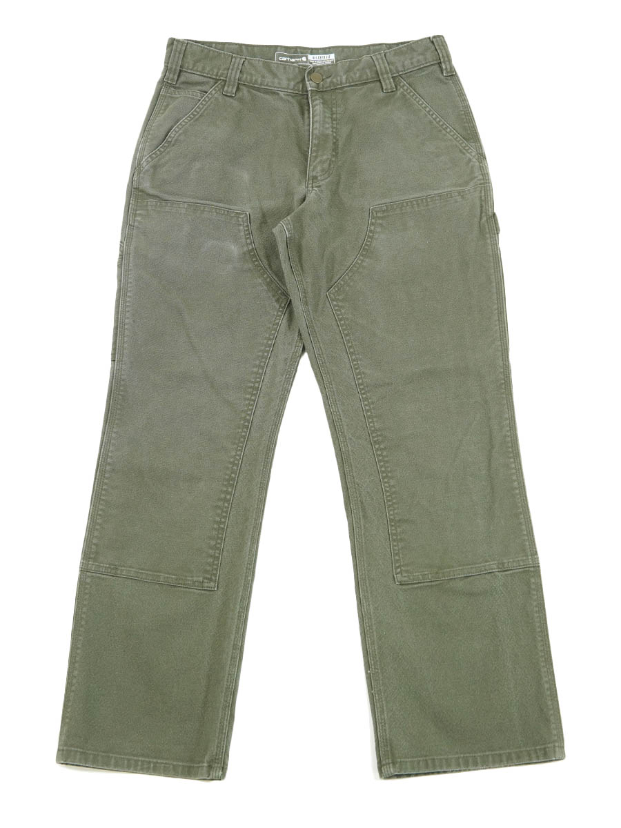 CARHARTT DUCK DOUBLE-FRONT UTILITY WORK PANT MOS (SIZE.W32 L30