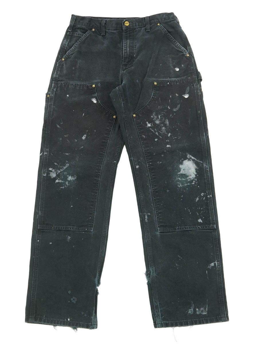 CARHARTT W KNEE DUCK PAINTER PANTS BLACK (SIZE.W31 L32) | NEW ITEM