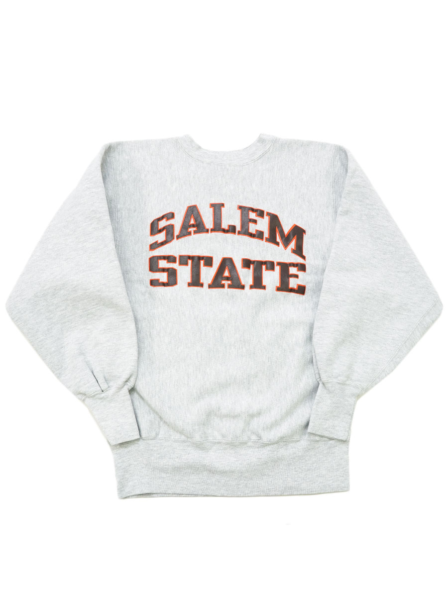 90'S CHAMPION REVERSE WEAVE CREW ''SALEM STATE'' (SIZE.LARGE) MADE