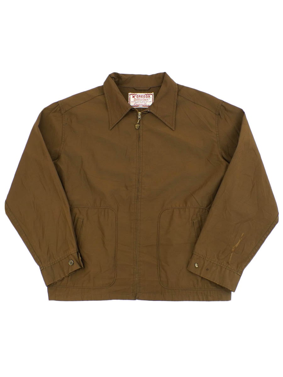 60'S MCGREGOR DRIZZLER JACKET BROWN (SIZE.44) | NEW ITEM