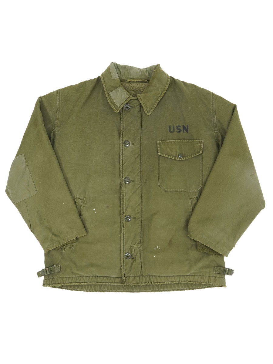 60'S U.S.NAVY A-2 DECK JACKET (APPROX.LARGE) EARLY TYPE | すべての