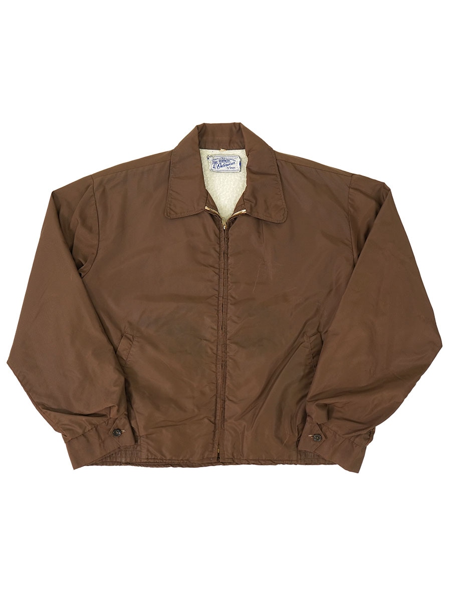 60'S HERCULES OUTERWEAR BY SEARS NYLON JACKET BROWN (APPROX.42
