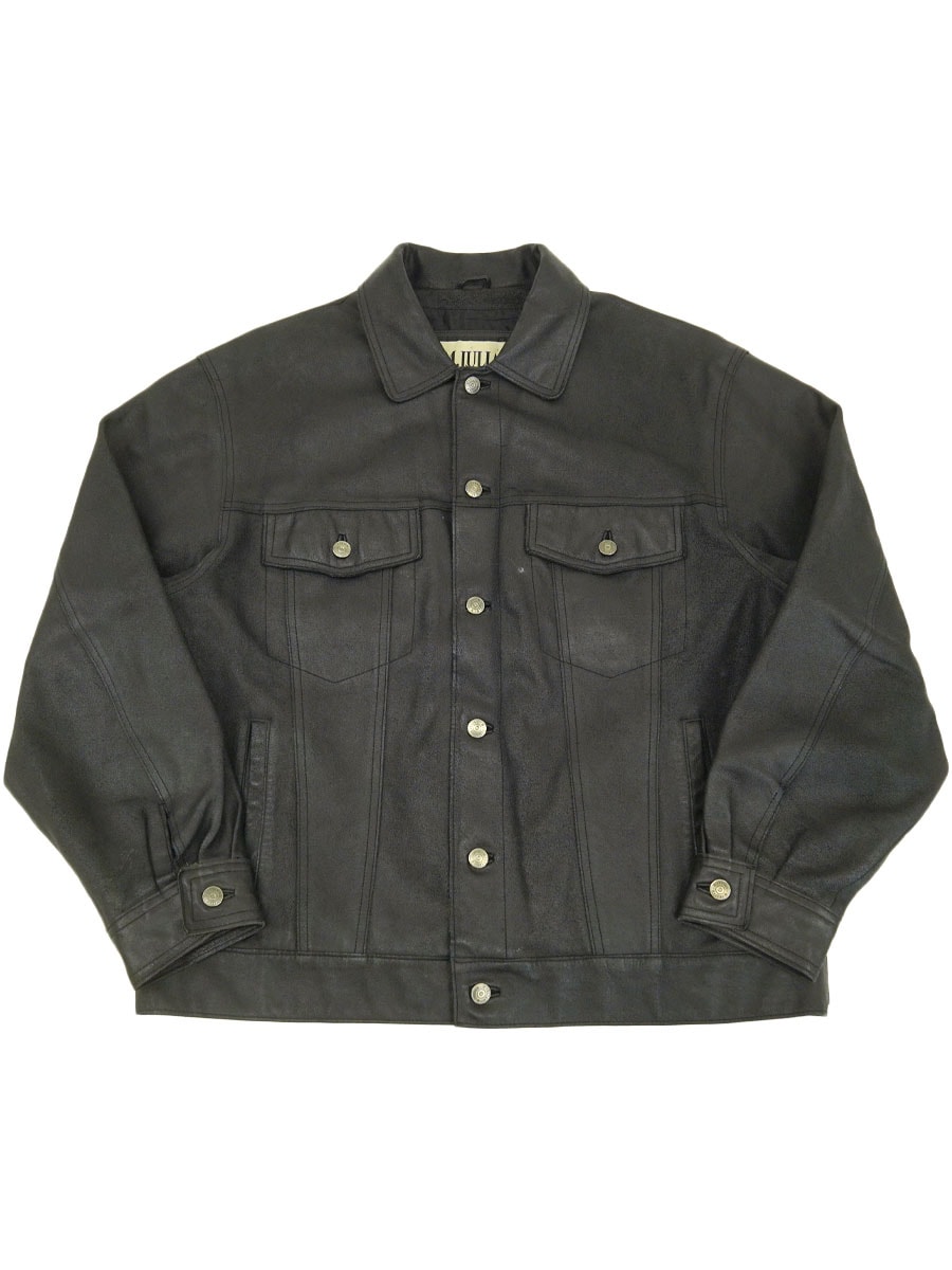 WILSONS M.JULIAN LEATHER TRACKER JACKET BLACK (SIZE.MEDIUM) | NEW