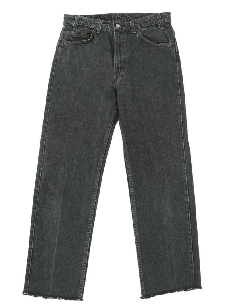 90'S LEVI'S 505 BLACK JEANS CUT OFF (APROXX.W31 L27) MADE IN USA