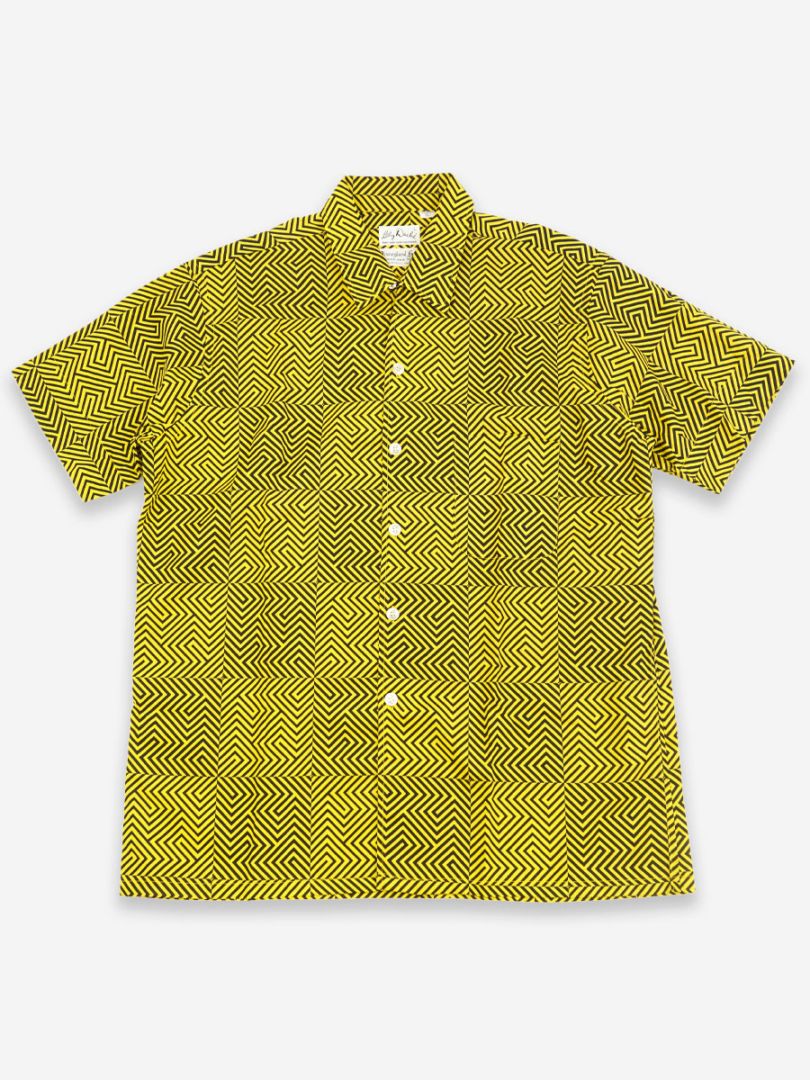 1950'S LILLY DACHE DISNEYLAND HOTEL SHOP FOR MEN S/S SHIRT (SIZE.LARGE) NOS