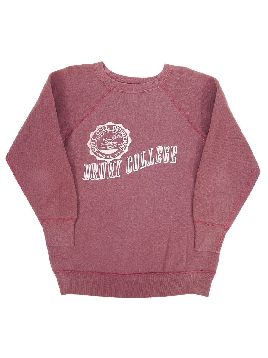 60'S ''DRURY COLLEGE'' SWEAT SHIRT (APPROX.MEDIUM)