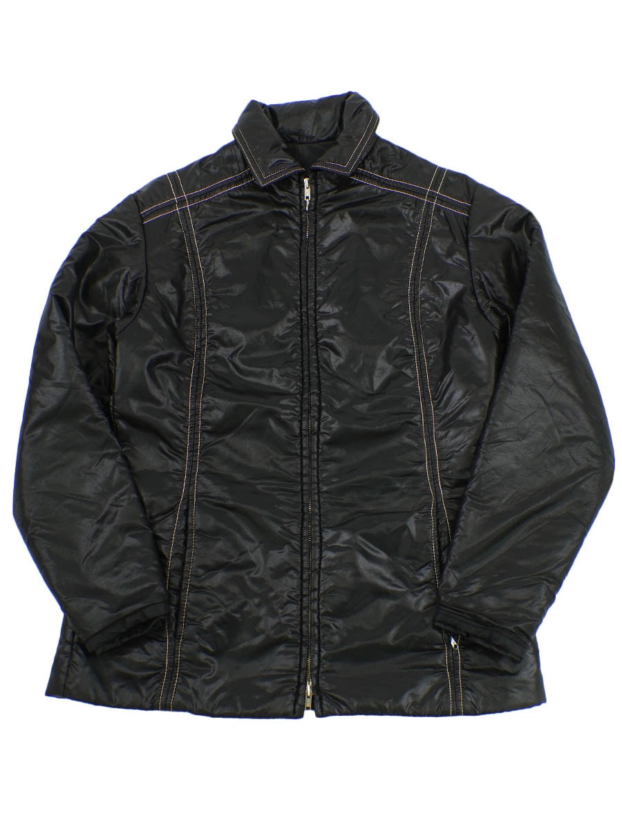 60'S～ NYLON JACKET BLACK (APPROX.MEDIUM)