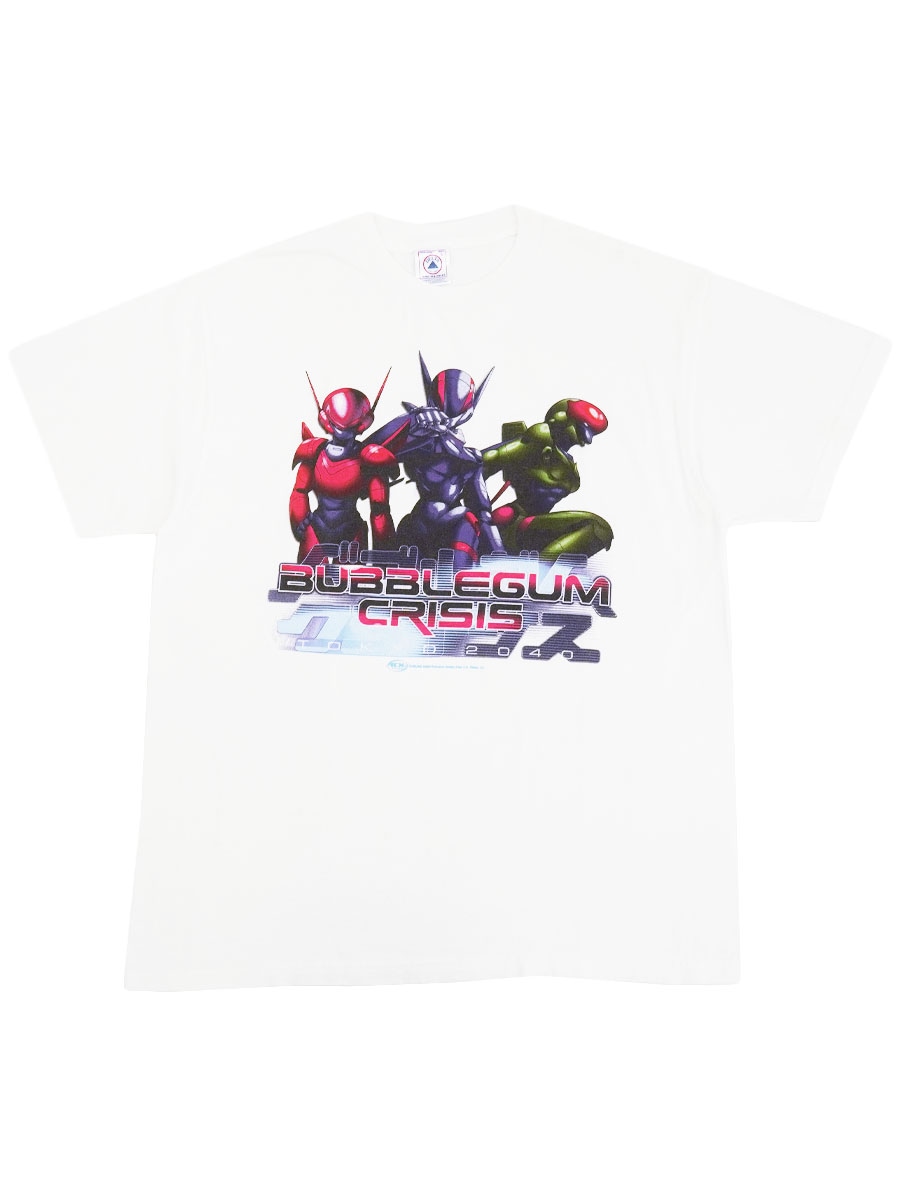 90'S～ DELTA ''BUBBLEGUM CRASH TOKYO 2040'' T SHIRT WHITE (SIZE.LARGE)