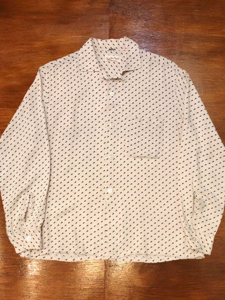 1950s L/S ROCKABILLY SHIRT , Size M