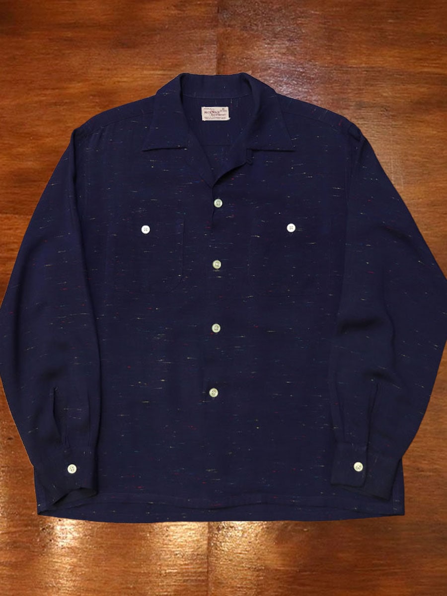 1950s L/S ROCKABILLY SHIRT , Size M