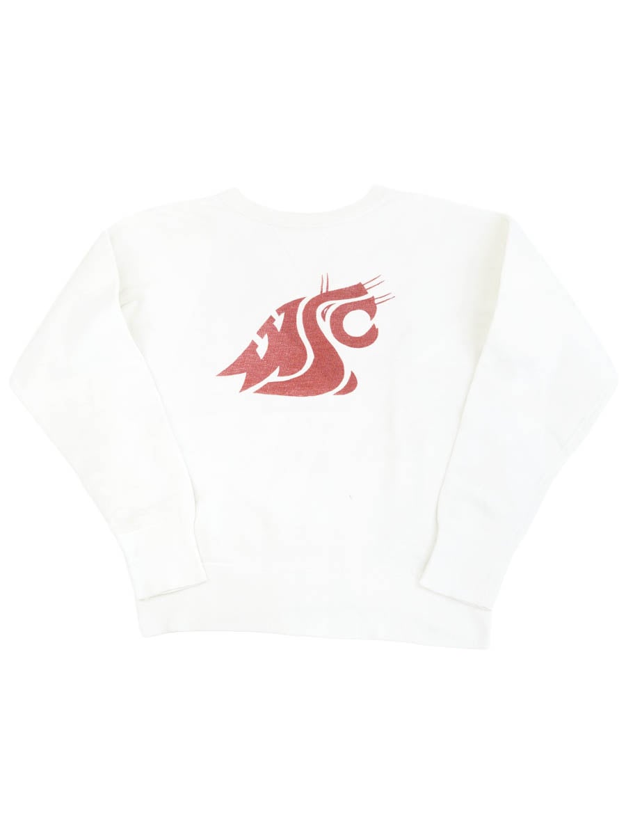 50'S ''WSU'' FRONT V WATER PRINT SWEAT SHIRT (APPROX.MEDIUM)