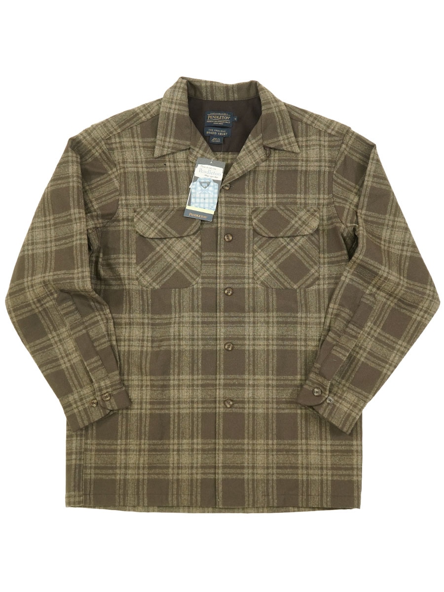 PENDLETON PLAIN BOARD SHIRT (SIZE. SMALL) MADE IN MEXICO NOS