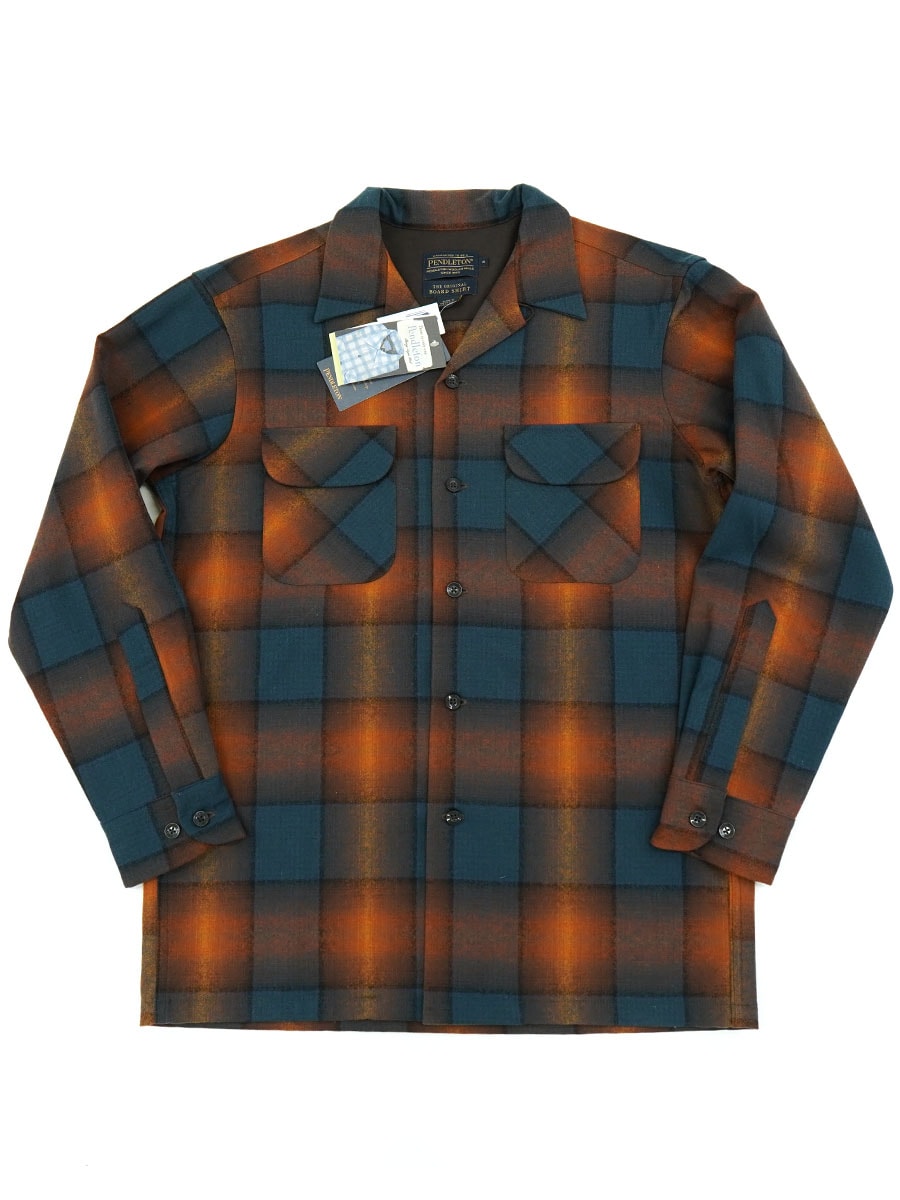 NEW PENDLETON OMBRE CHECK BOARD SHIRT (SIZE. SMALL) MADE IN MEXICO