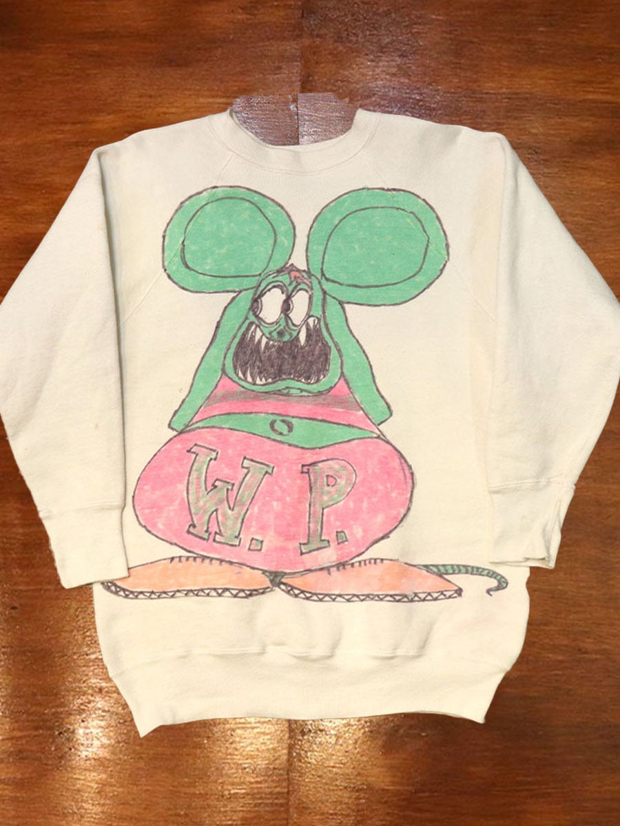 1960s PAINT SWEAT , Size M