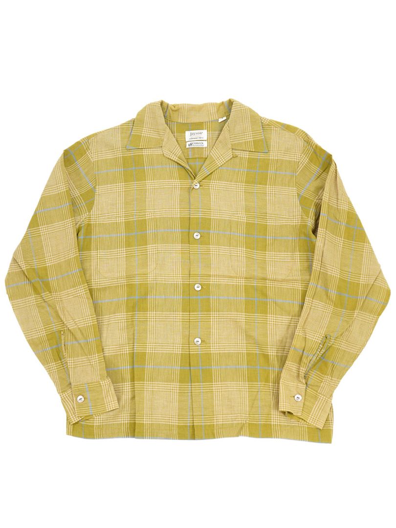 60'S JAYSON PLAID LOOP COLLAR COTTON SHIRT (SIZE. MEDIUM) | すべて