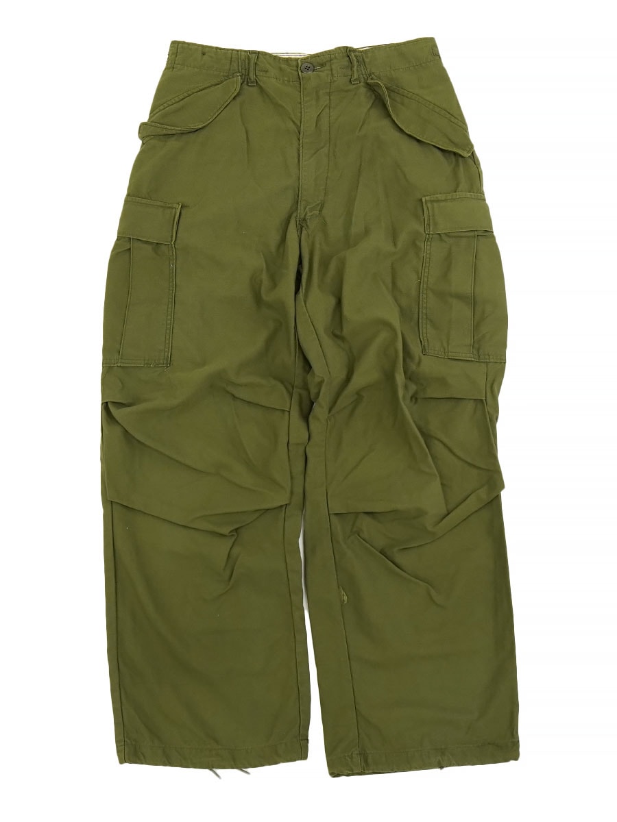 '74 U.S.ARMY M-65 TROUSERS, SATTEN OLIVE, ARMY SHADE 107 (SIZE. SMALL REG) 
