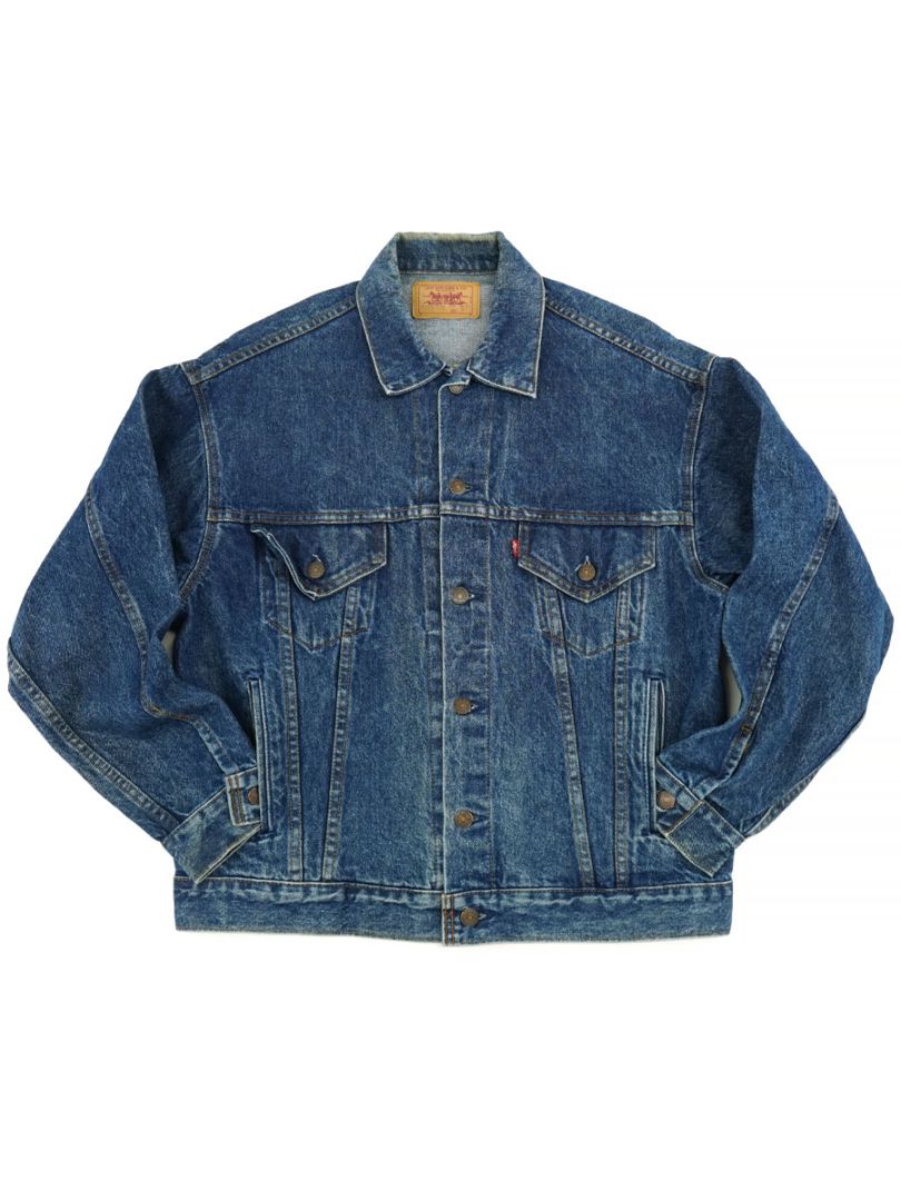 80'S LEVI'S 70507-021 4POCKET DENIM JACKET (SIZE. MEDIUM) MADE IN USA