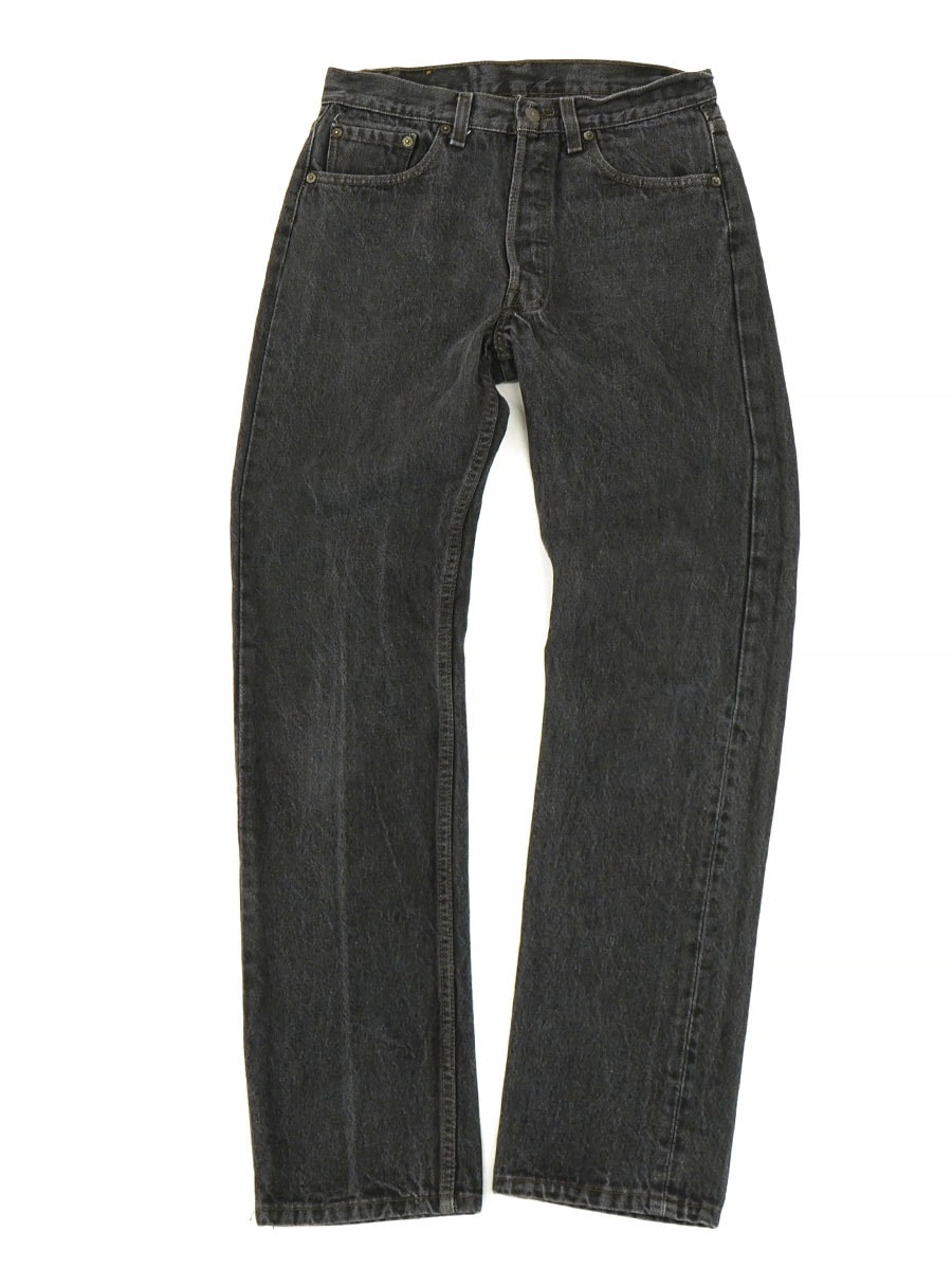80'S LEVI'S 501 BLACK JEANS WITH R TAB (SIZE. W30 L32) MADE IN USA 