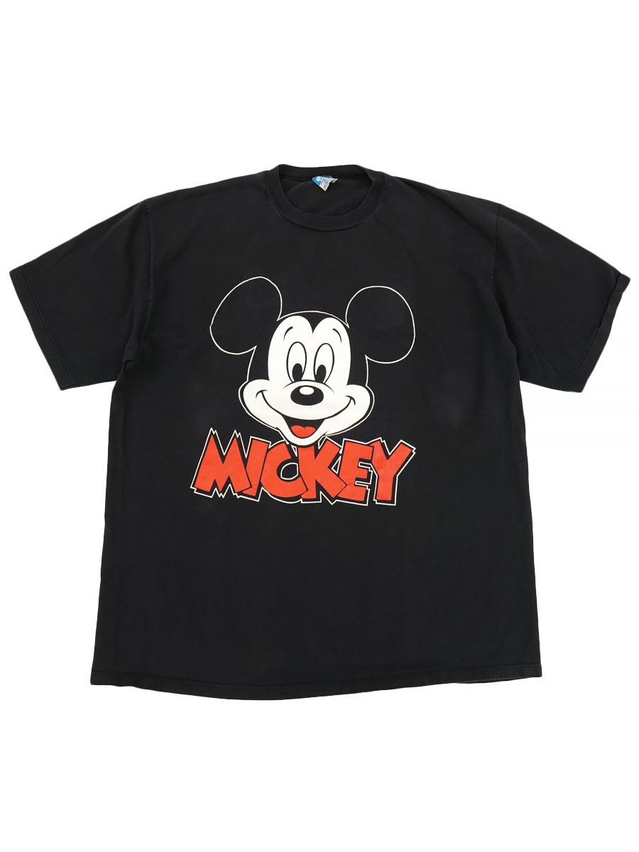 80'S DISNEY ''MICKEY'' T SHIRT BLACK (SIZE. ONE SIZE FITS ALL