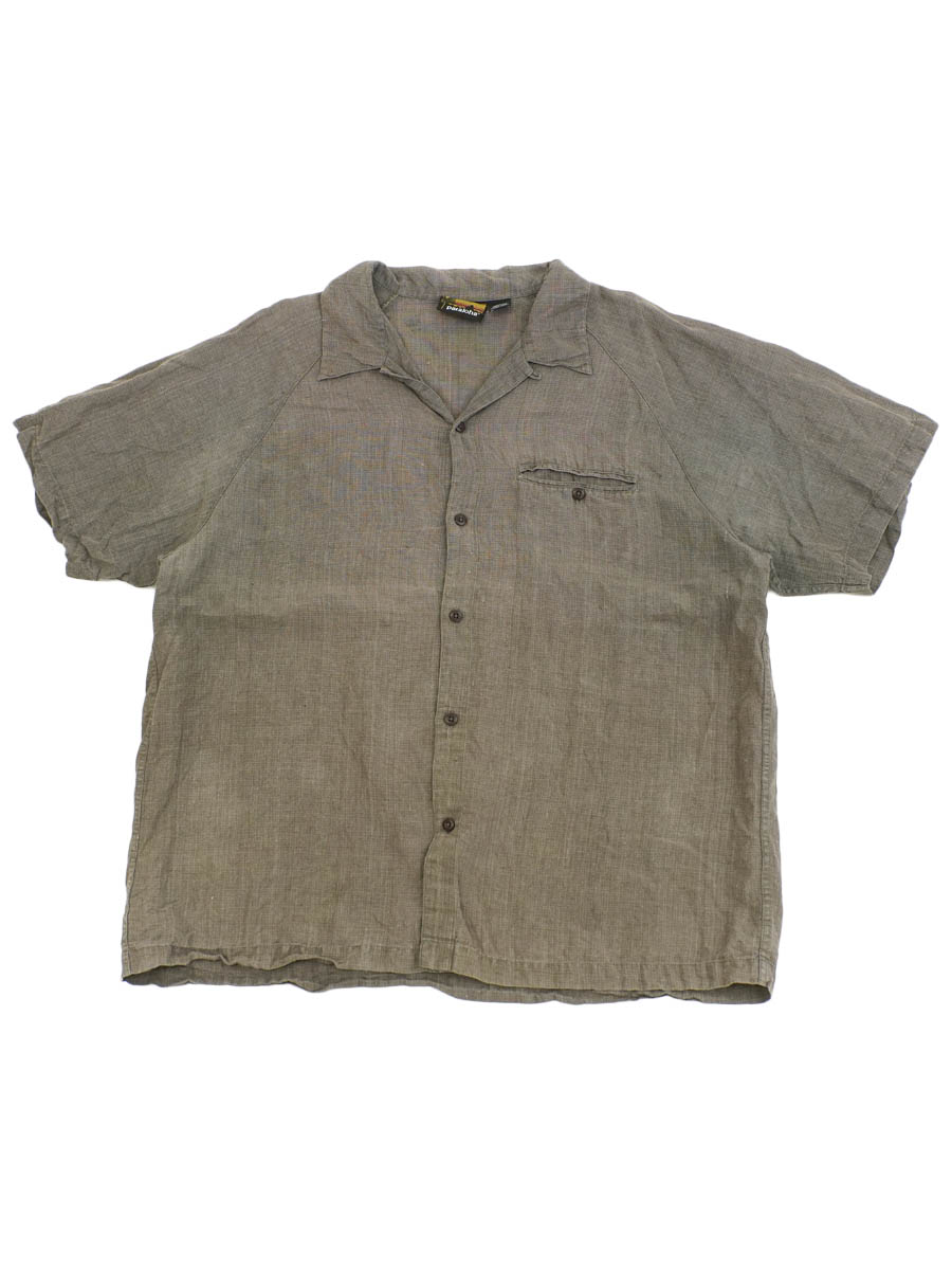 02 PATALOHA ISLAND HEMP SHIRT GREEN TEA (SIZE.LARGE) | SOLD OUT
