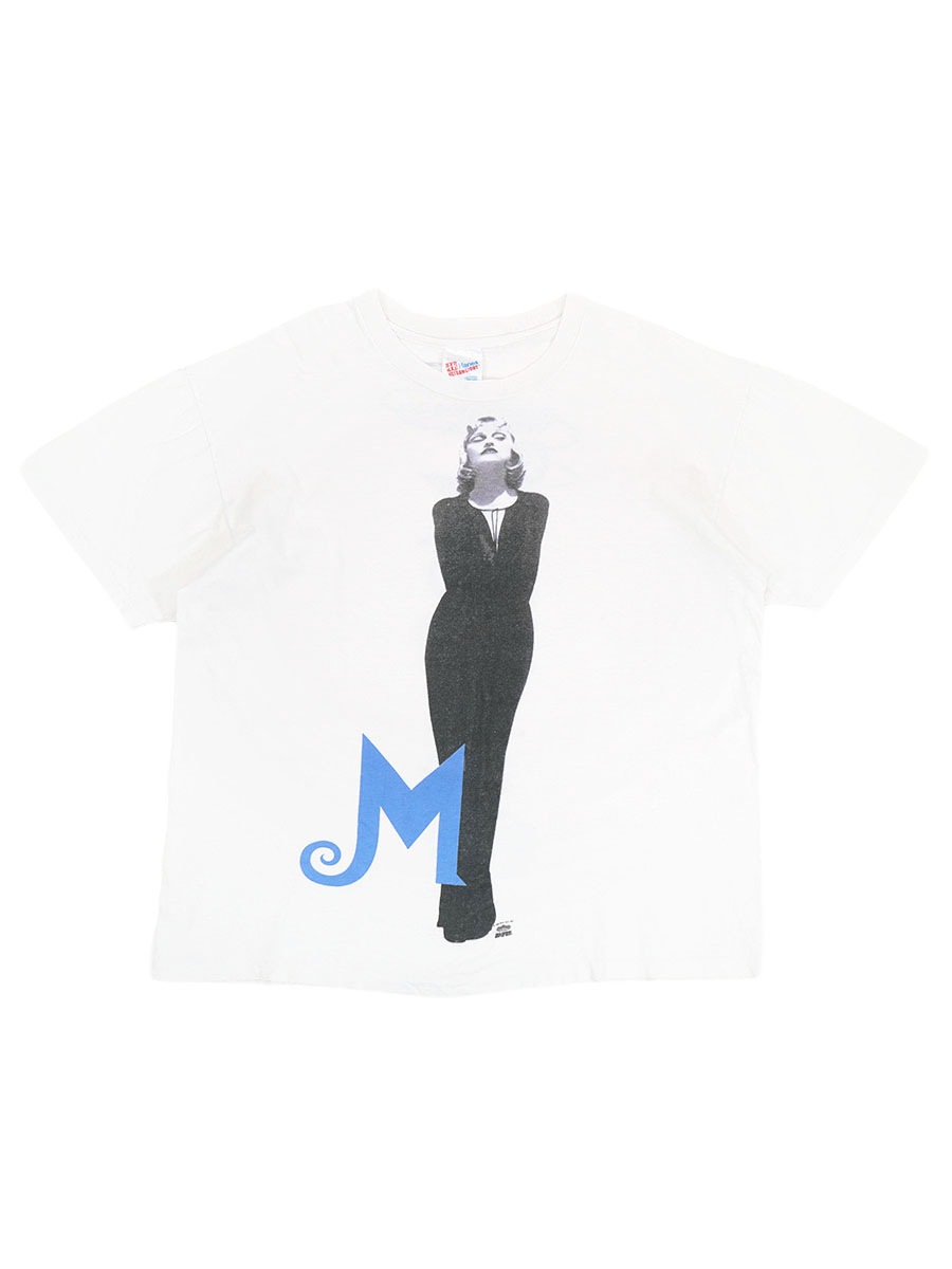 90'S HANES ''MADONNA'' T SHIRT WHITE (SIZE.X LARGE) MADE IN USA