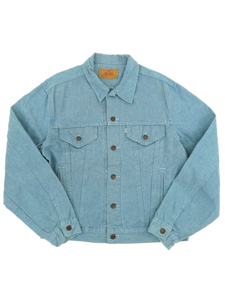 80'S～ LEVI'S 70506-5914 COLOR DENIM JACKET (SIZE.X LARGE) MADE IN