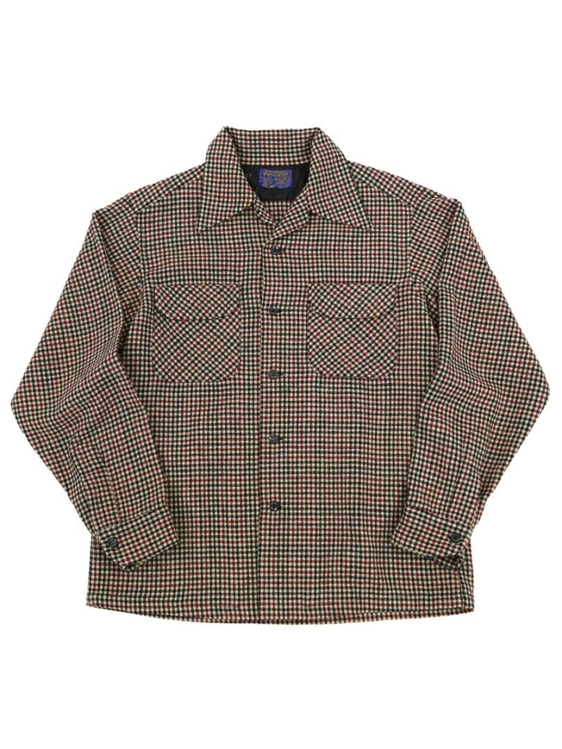 70'S PENDLETON PLAID WOOL SHIRT (SIZE. MEDIUM)