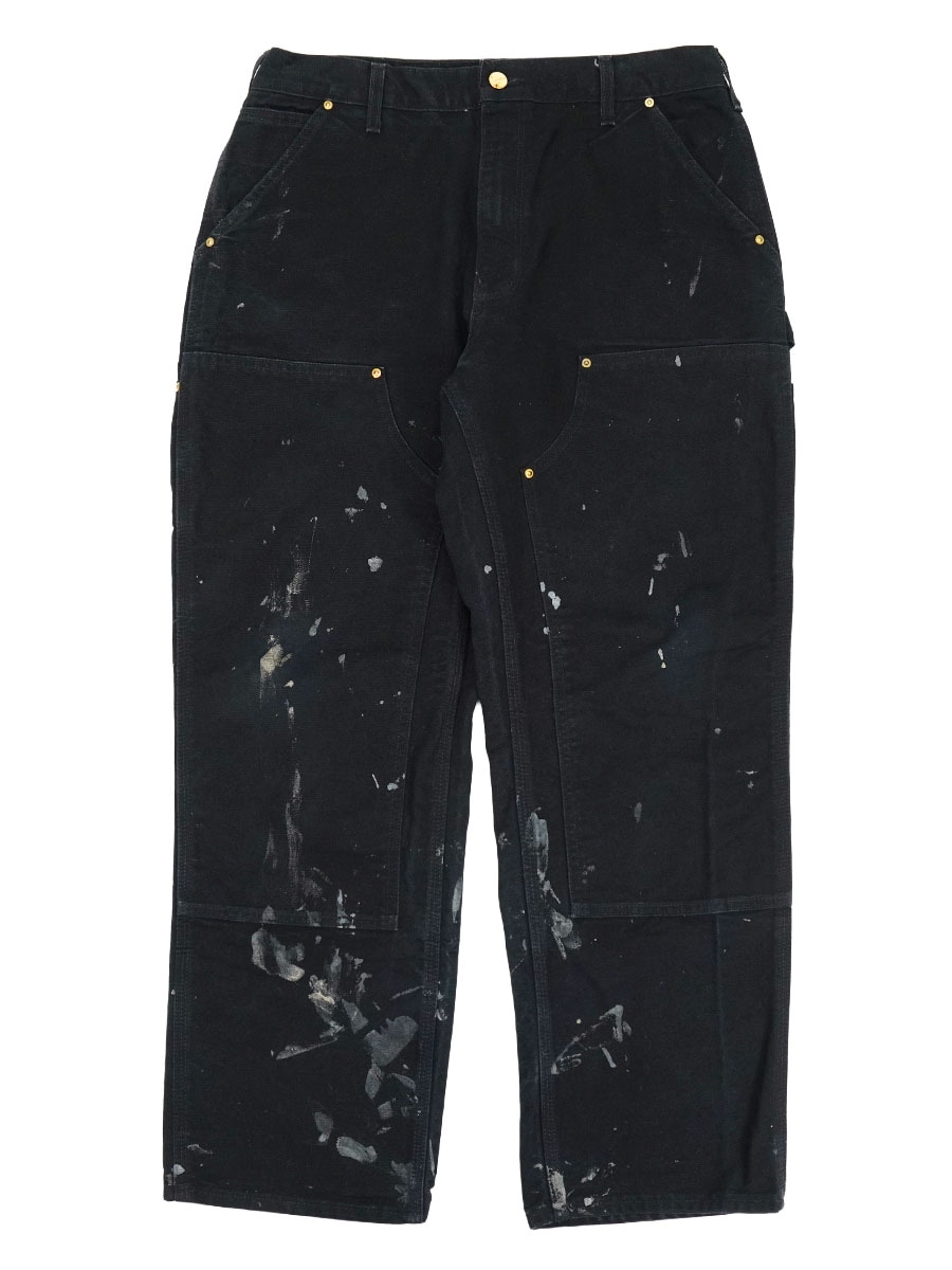 USA製　カーハート　ダブルニーショートパンツ　W34 B01 BLK CARHARTT B01-BLK DOUBLE-FRONT UTILITY WORK PANT (SIZE.W34 L30