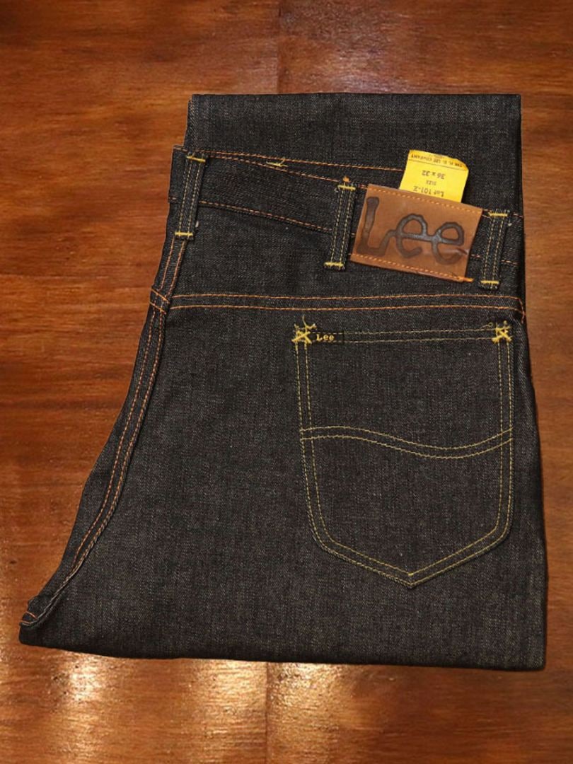 1960s DEAD STOCK , Lee 101Z SIDE BLACK , Size W36 L32