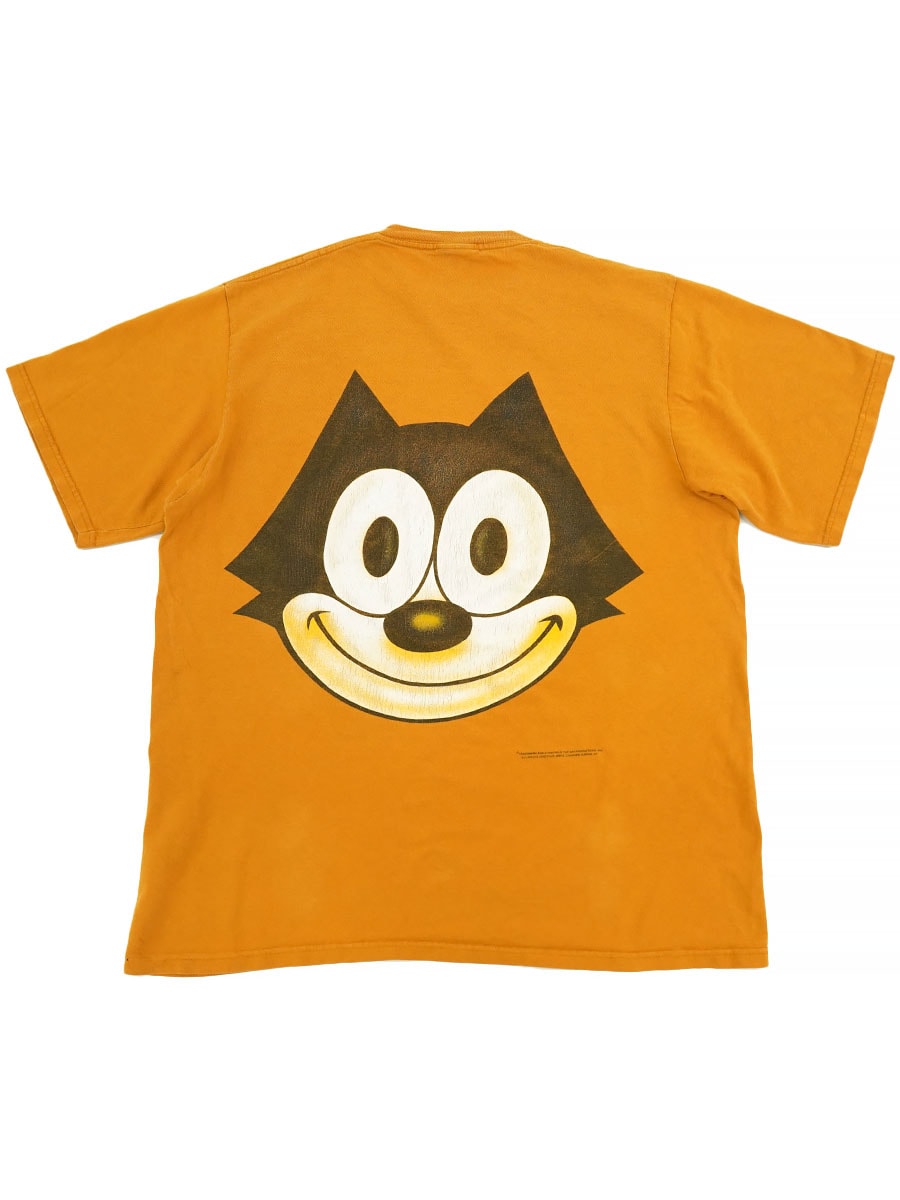 90'S CHANGES ''FELIX THE CAT'' BOTH PRINT T SHIRT (SIZE. X LARGE