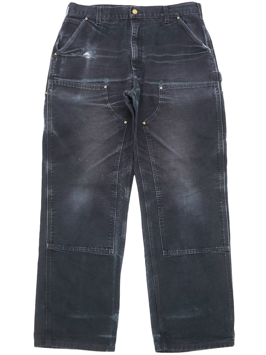 CARHARTT DOUBLE KNEE DUCK PAINTER PANTS BLACK (SIZE.W36 L32) MADE