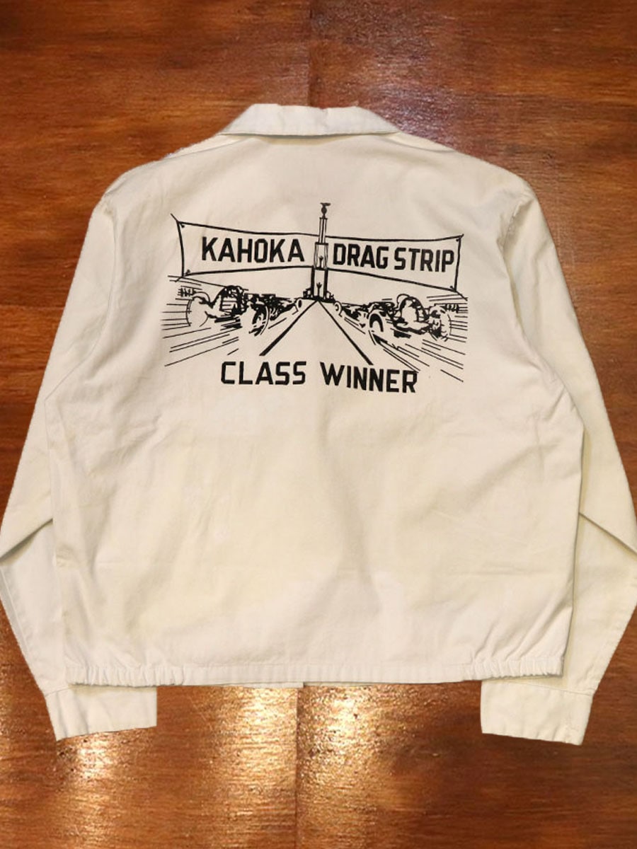 1960s CAR CLUB JACKET , Size L