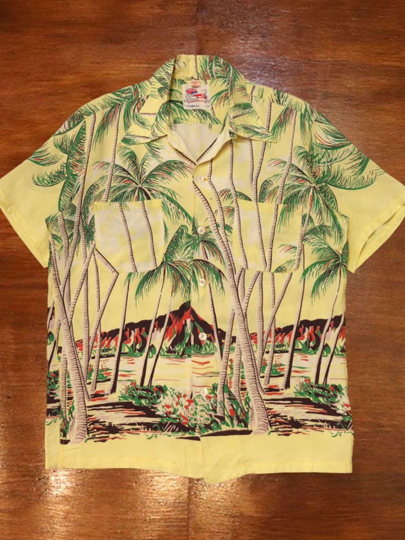 1940s HAWAIIAN SHIRT , Size M