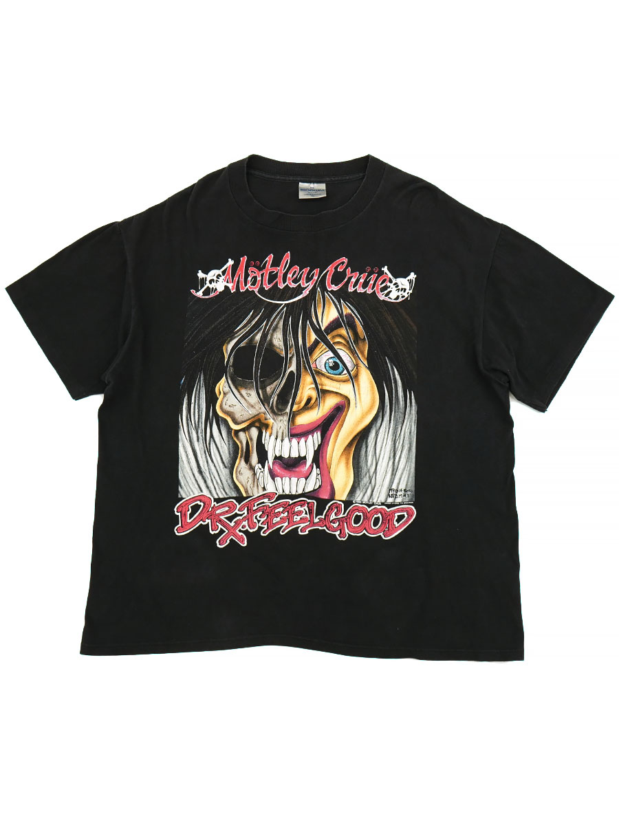 90'S BROCKUM MOTLEY CREW ''DR.FEELGOOD'' TOUR T SHIRT (SIZE. X