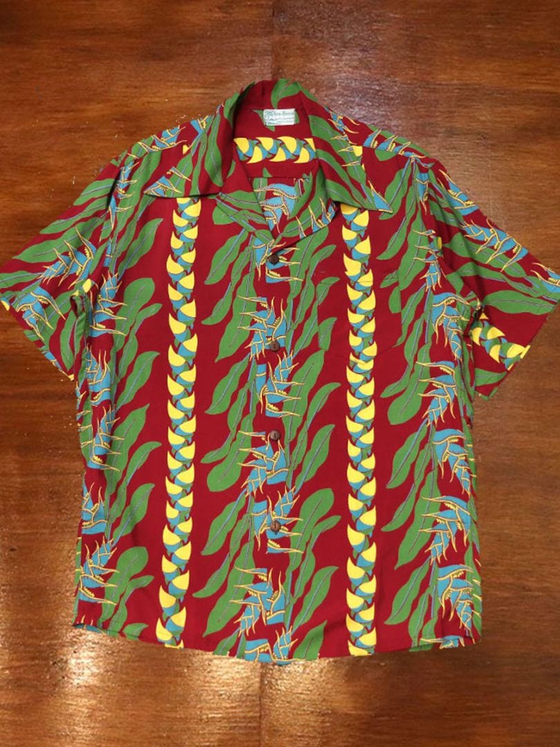 1950s HAWAIIAN SHIRT , Size M
