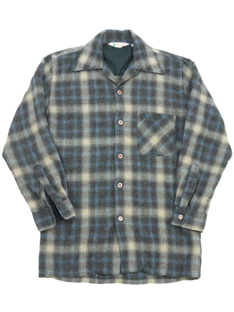 70'S～ REI PLAID BOARD SHIRT (APPROX.MEDIUM)