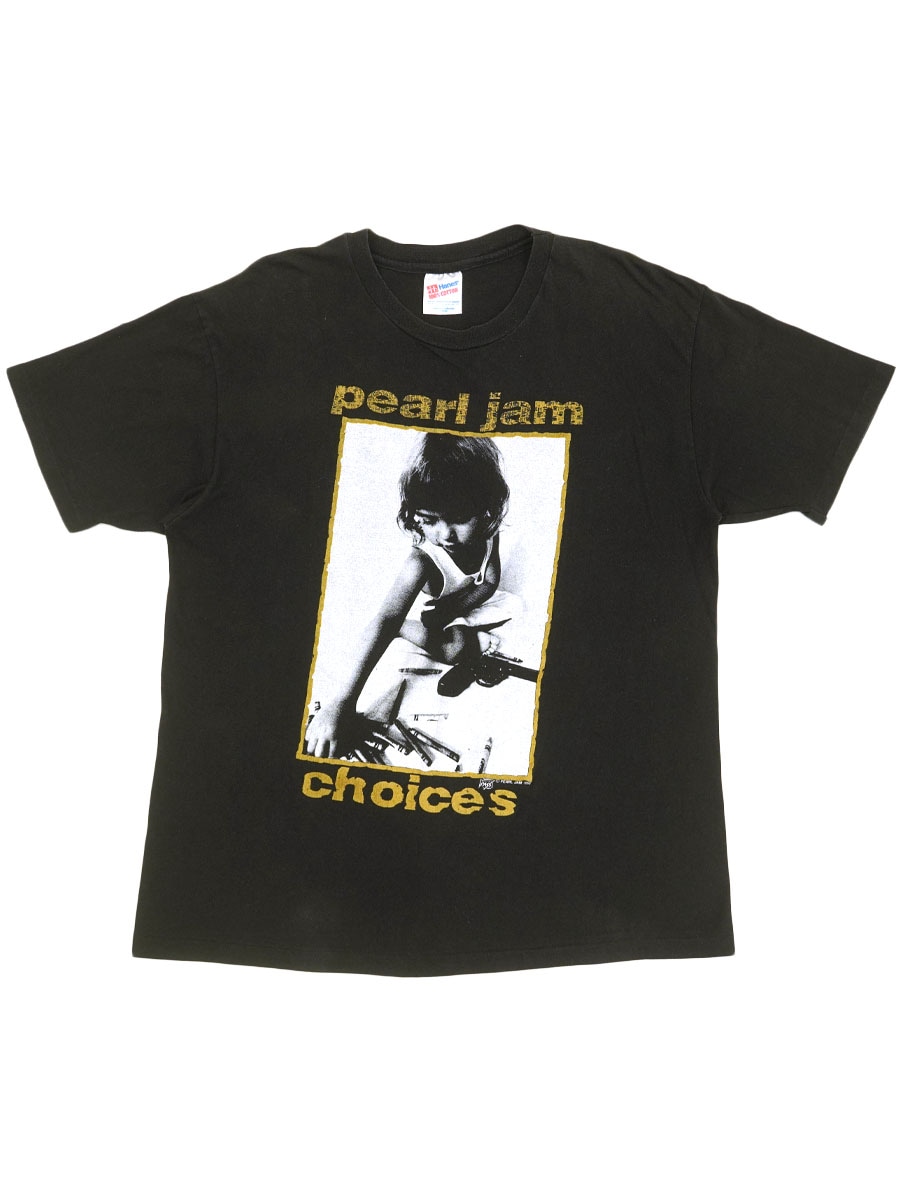 90'S HANES PEARL JAM ''JEREMY'' T SHIRT BLACK (SIZE.X LARGE) MADE