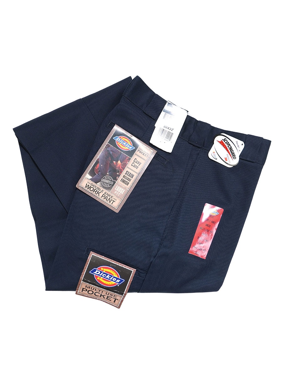 00'S DICKIES 85283 DOUBLE KNEE WORK PANT DARK NAVY (SIZE.W30 L32